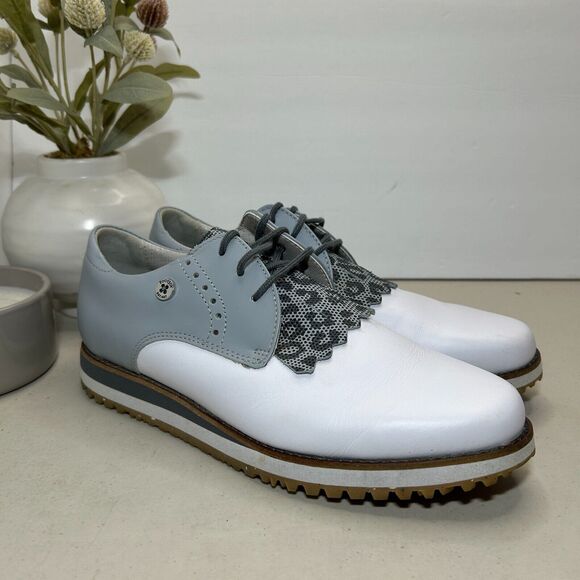 FootJoy Shoes - FootJoy Sport Retro Kiltie Spikeless Golf Shoes Leather 92395 Women's US 8 M